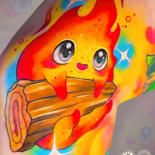 Anime tattoo by Agny in Providencia