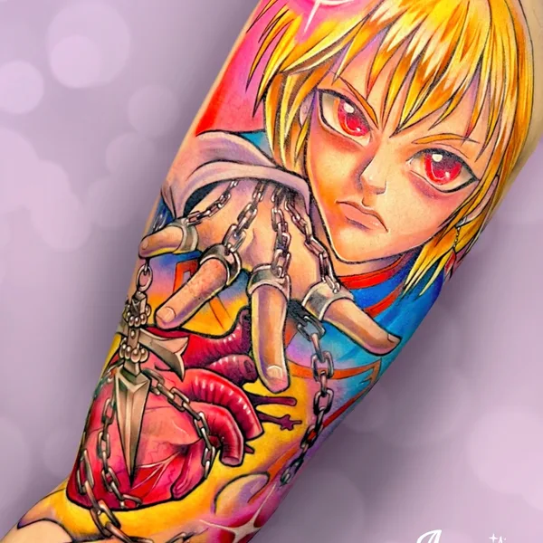 Anime tattoo by Agny in Providencia