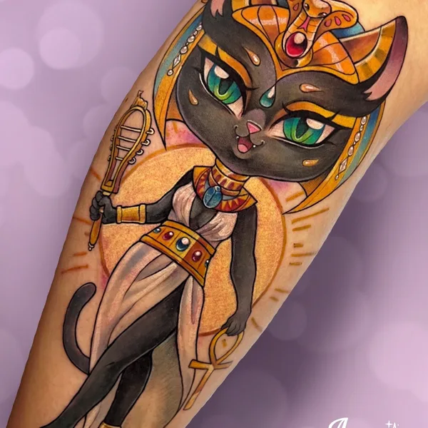 Anime tattoo by Agny in Providencia