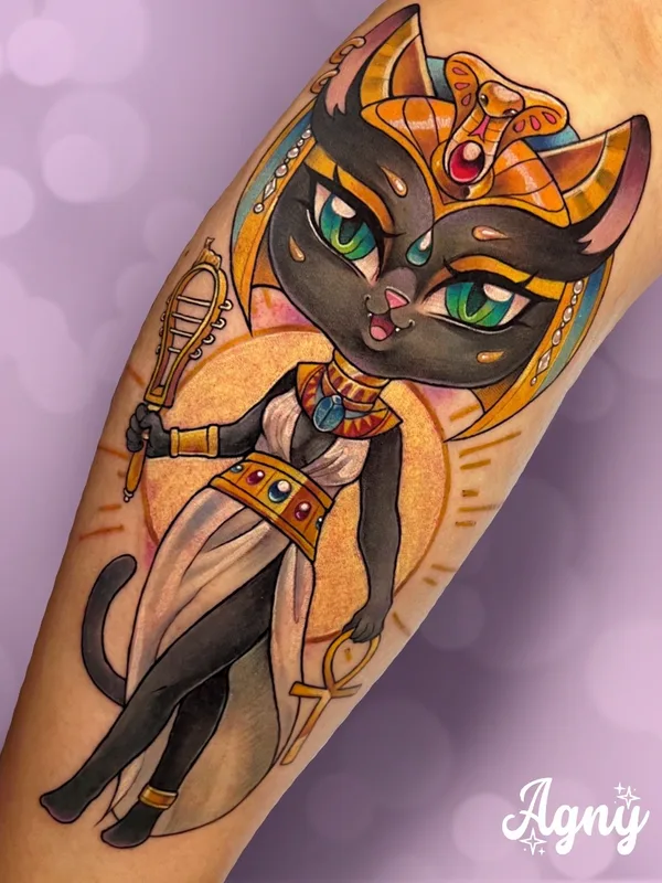 color anime tatuaje en forearm #76233 | Tatuador Agny