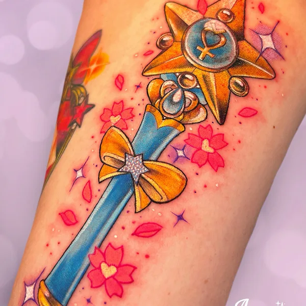 Anime tattoo by Agny in Providencia