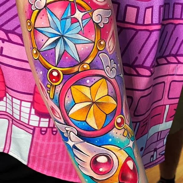 Anime tattoo by Agny in Providencia