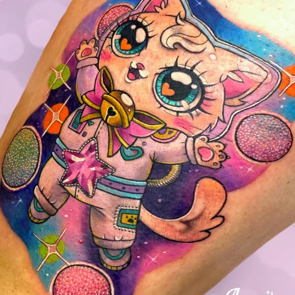 Anime tattoo by Agny in Providencia
