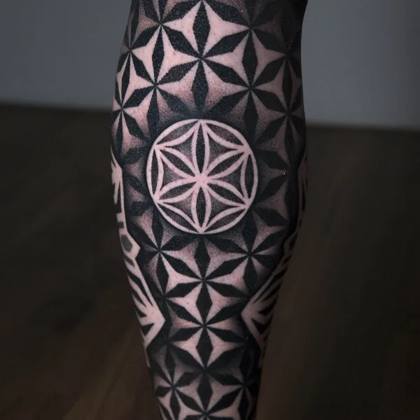 Dotwork tattoo by Oni.hori in Marietta