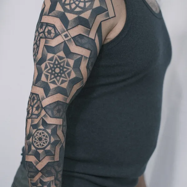 Dotwork tattoo by Oni.hori in Marietta