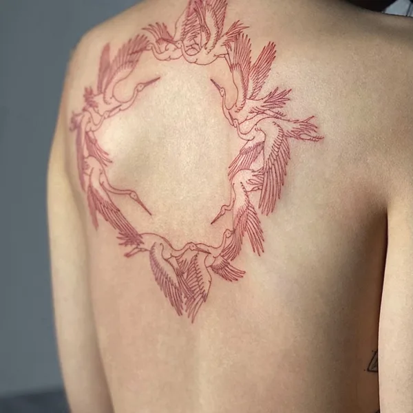 engraving tattoo by Artemii Zhdanov in Moscow