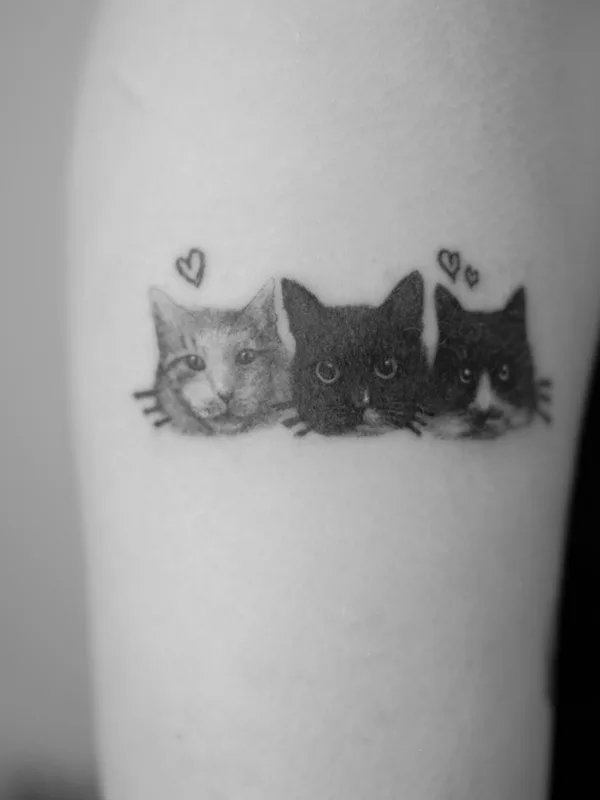 black and grey realism tattoo on upper arm #76407 | Tattoo Artist Кристина Орлова