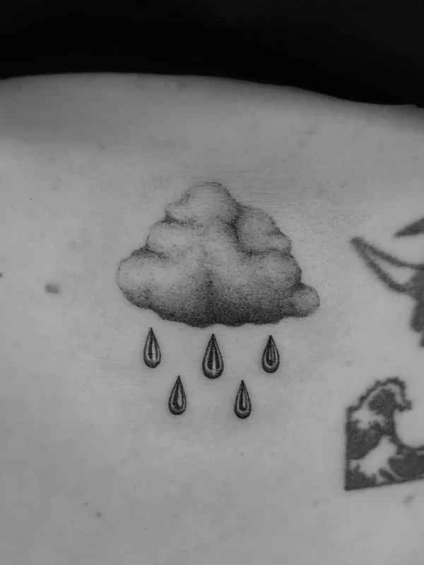 black and grey black and grey tattoo on upper back #76408 | Tattoo Artist Кристина Орлова