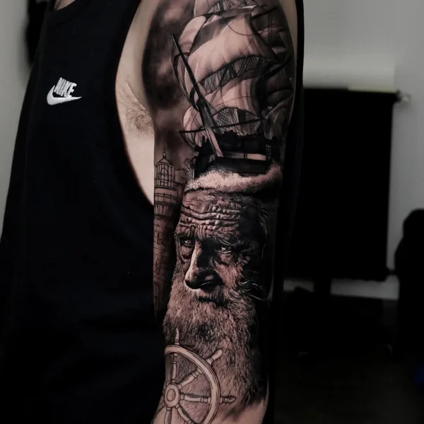 Realism tattoo by Federico Galliani in Cesano Maderno