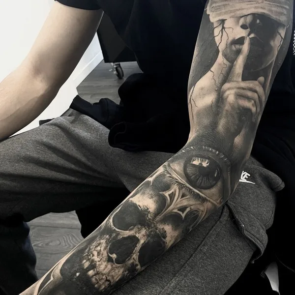 Realism tattoo by Federico Galliani in Cesano Maderno
