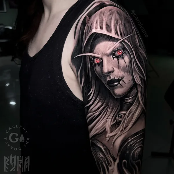 Биомеханика tattoo by Михаил Carnivane in Москва
