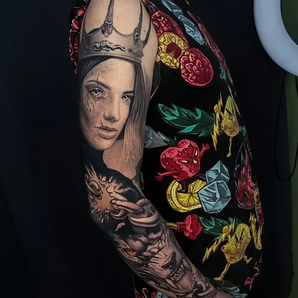Биомеханика tattoo by Михаил Carnivane in Москва