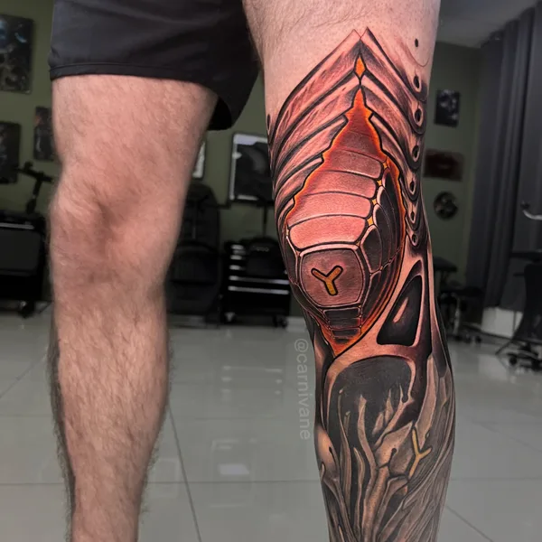 Биомеханика tattoo by Михаил Carnivane in Москва