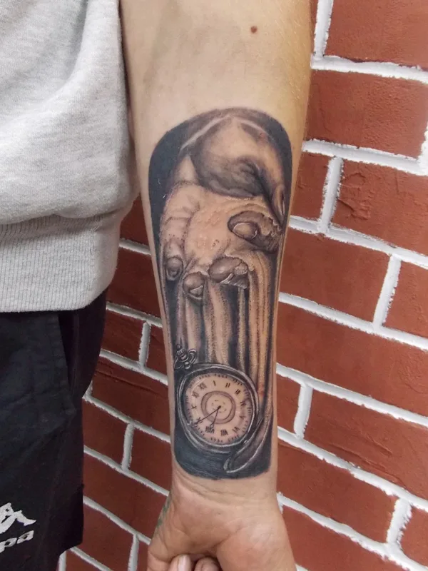 black and grey realism татуировка на forearm #76518 | Тату мастер Ярик Керножицкий 