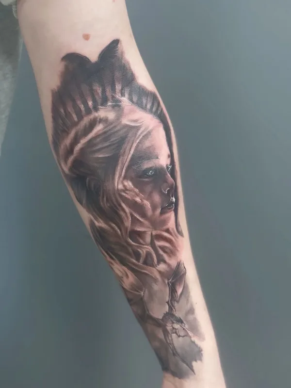 black and grey realism татуировка на forearm #76523 | Тату мастер Ярик Керножицкий 
