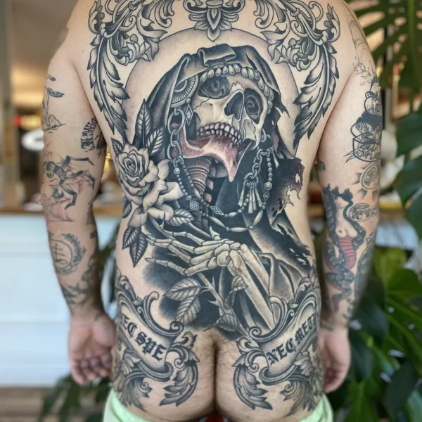 engraving tattoo by Alexandra Snelgrove in Toronto