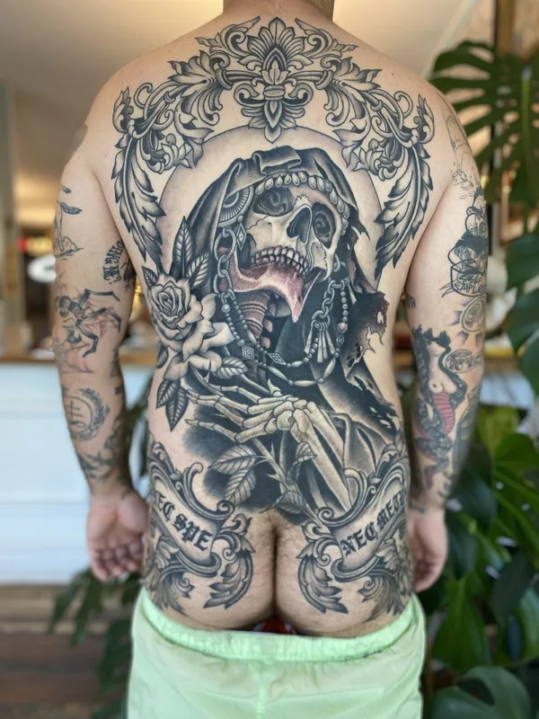 engraving tattoo by Alexandra Snelgrove in Toronto