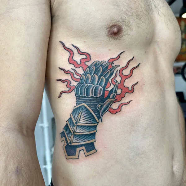 engraving tattoo by Alexandra Snelgrove in Toronto
