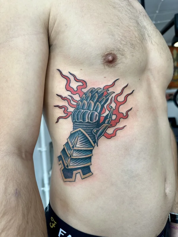 engraving tattoo by Alexandra Snelgrove in Toronto