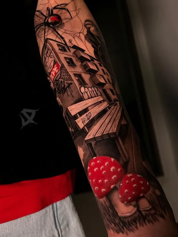 color illustrative татуировка на forearm #76632 | Тату мастер Nikolay 9 IGL