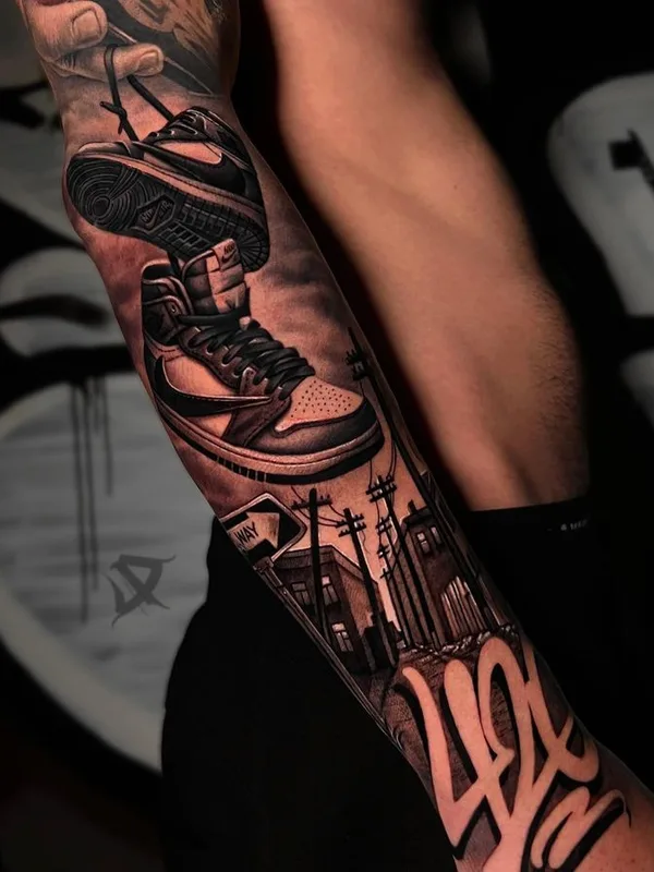 black and grey realism татуировка на forearm #76634 | Тату мастер Nikolay 9 IGL