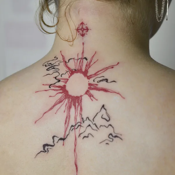 Color tattoo by Антропова Виктория in Алмалы