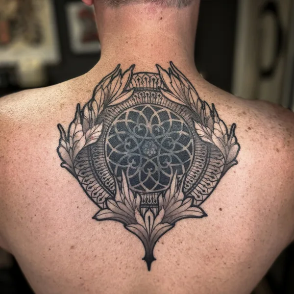 Ornamental tattoo by Fellipe Romeiro in São Paulo