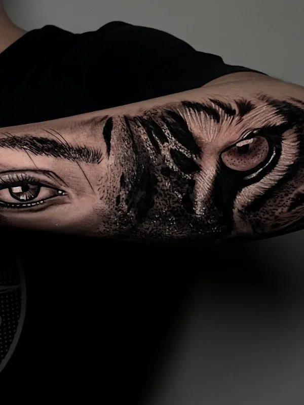 male black and grey realism Tatuaggio su forearm #76787 | Tatuatore Berhan Tabih