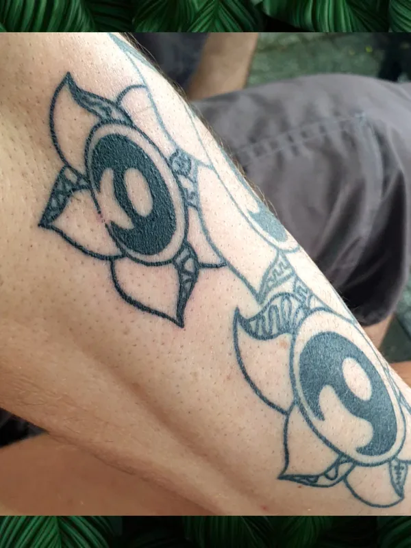 black linework татуировка на forearm #76833 | Тату мастер Линара Рустемовна Бодурова