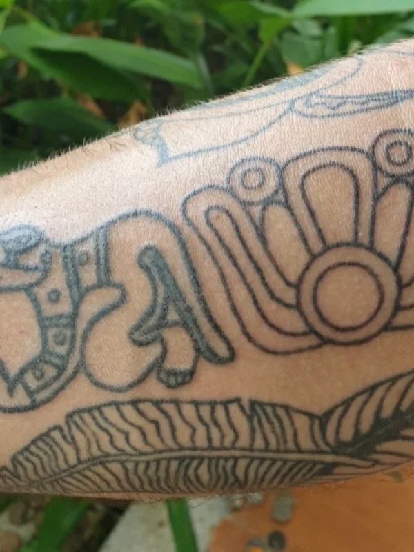 black linework татуировка на forearm #76834 | Тату мастер Линара Рустемовна Бодурова