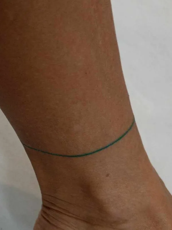 color fineline татуировка на ankle #76835 | Тату мастер Линара Рустемовна Бодурова