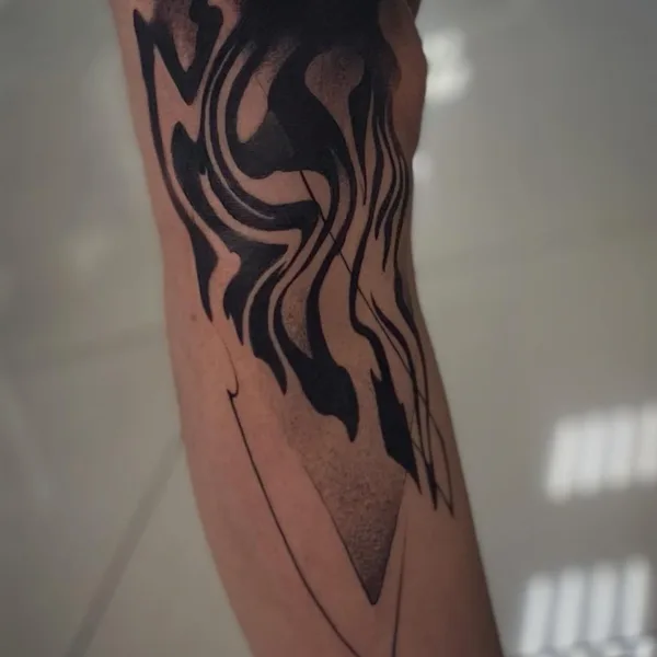 Чёрная tattoo by КИРИЛЛ ШЕВЧЕНКО in Ростов-на-Дону