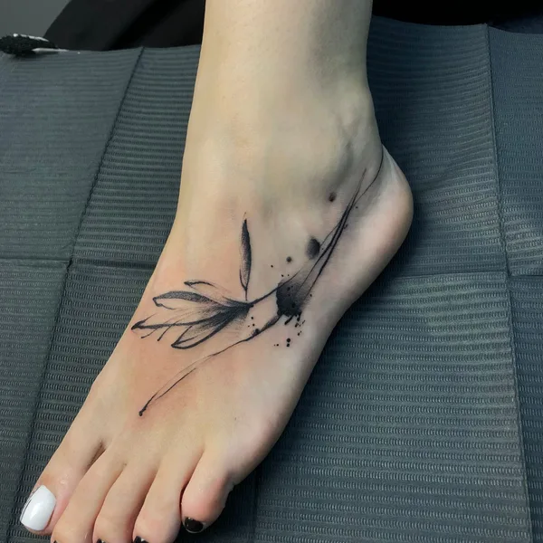 Чёрная tattoo by КИРИЛЛ ШЕВЧЕНКО in Ростов-на-Дону