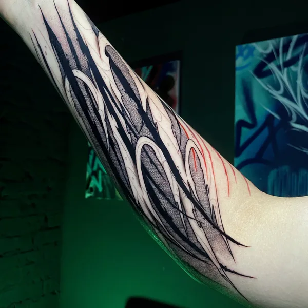 Calligraphy tattoo by Егор Шуга in Moscow