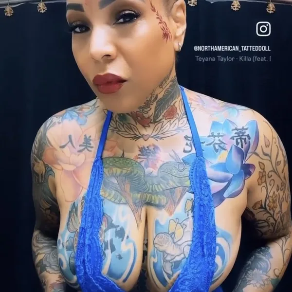 татуировка #76967 | Тату Модель TIffany Alexus Barnett