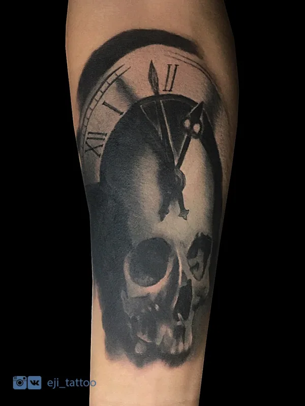 black and grey black and grey татуировка на forearm #76981 | Тату мастер Симонов Егор