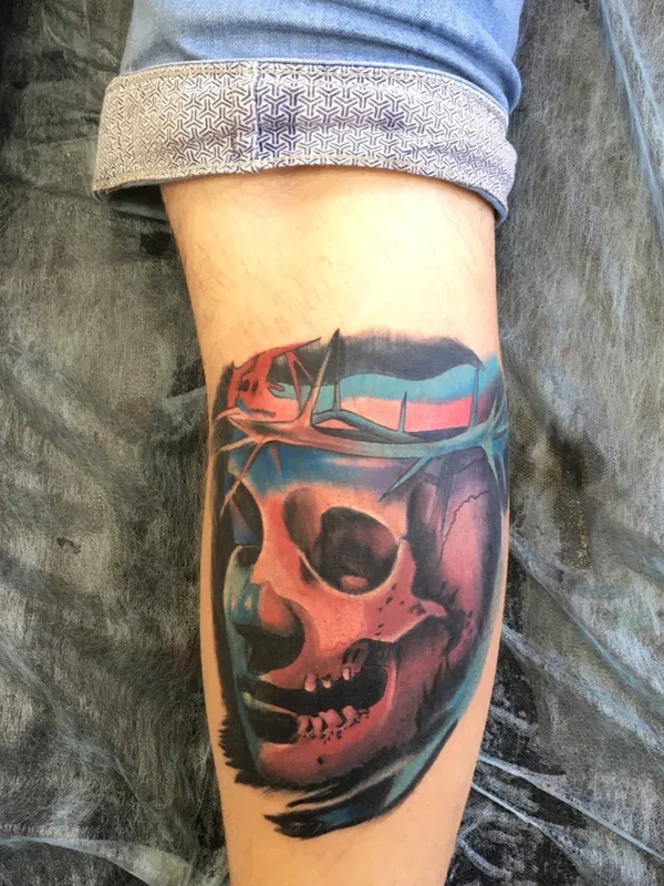 color realism татуировка на calf #76987 | Тату мастер Симонов Егор