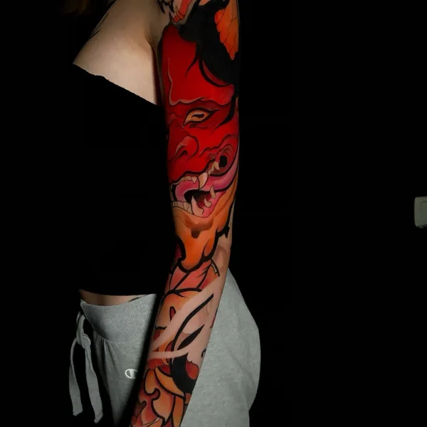 Neo Traditional tattoo by Чергин Игорь  in Краснодар