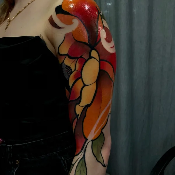 Neo Traditional tattoo by Чергин Игорь  in Краснодар