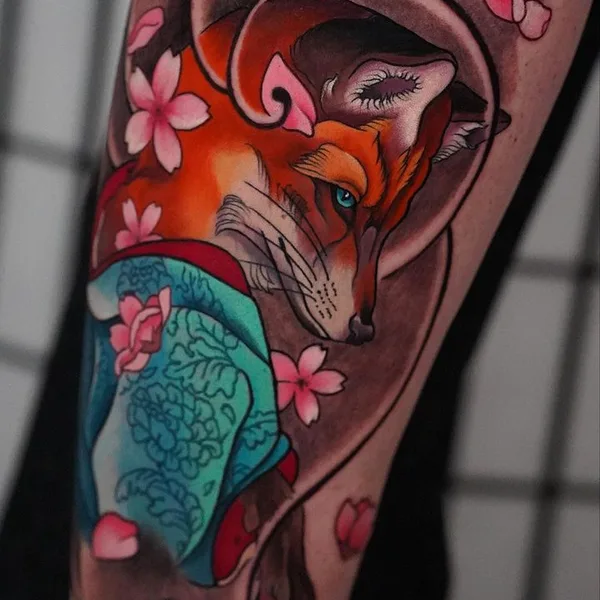 Japanese tattoo by Alina Vax in Munich