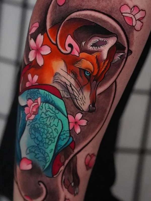 color japanese tattoo auf forearm #77041 | Tätowierer Alina Vax
