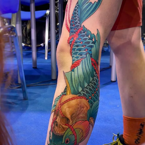 Japanese tattoo by Alina Vax in Munich