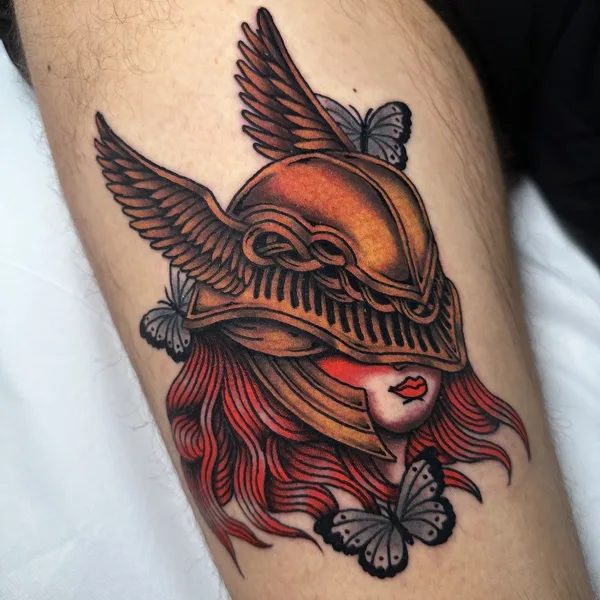 Traditional tattoo by Juan Pablo Badilla in Santiago