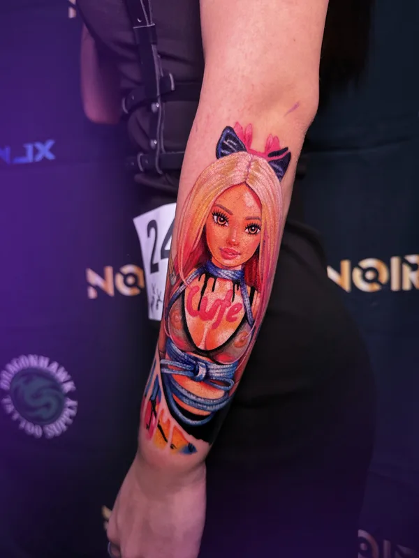 color illustrative tattoo on forearm #77104 | Tattoo Artist Molly ttt