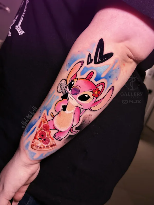 color cartoon tattoo on forearm #77110 | Tattoo Artist Molly ttt