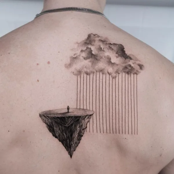 Сюрреализм tattoo by Hanna Talalaenka in Мюнхен