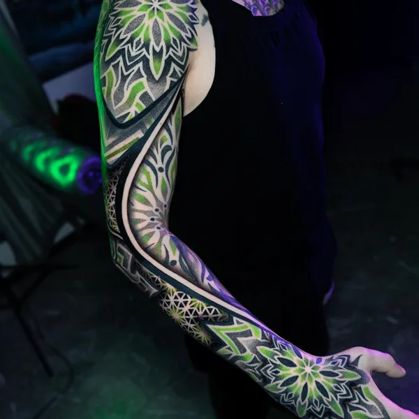 Ornamental tattoo by Kostik Dry in Grand Junction