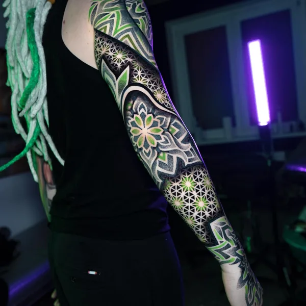 Ornamental tattoo by Kostik Dry in Grand Junction