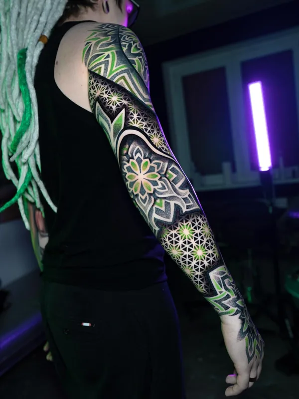 Ornamental tattoo by Kostik Dry in Grand Junction