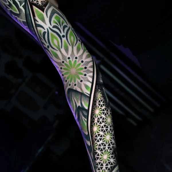 Ornamental tattoo by Kostik Dry in Grand Junction